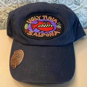 Crazy Shirts Hawaii original ugly tuna saloona baseball hat w/bottle opener.